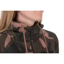 Fox Womens Zipped Camo Hoodie női cipzáras felső L 16-18
