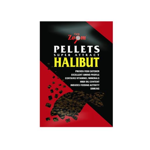Carp Zoom Halibut pellet fúrt 800g 15mm