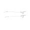 Carp Zoom FC-545 kötött method előke fonott 8cm 10-es