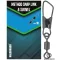 Haldorádó Method Snap Link & Swivel karabineres forgókapocs method előkékhez