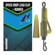 Haldorádó Speed Drop Lead Clip + Rubber fix ólomkapocs