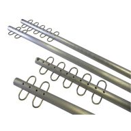 ICC Alu haltartó rúd 4db akasztó 75cm