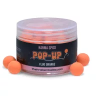   Kraken Baits Karma Spice Fluo Orange Pop Ups fluo lebegő bojli 15mm
