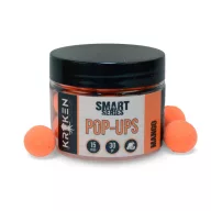   Kraken Baits Smart Series Crazy Mango Fluo Orange Pop Ups fluo lebegő bojli 12mm