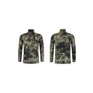 Korda Kamo Kool Quick Dry Long Sleeve Zip Neck felső 3XL