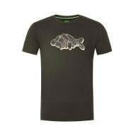 Korda Outline Tee Dark Olive póló