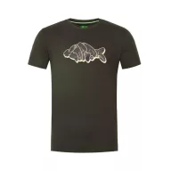 Korda Outline Tee Dark Olive póló