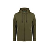Korda Kore Zip Pro Hoodie Olive cipzáros kapucnis felső