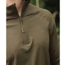 Korda Kool UPF Zip Jersey Dark Olive könnyű felső L