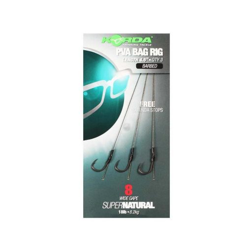 Korda Solidz Pva Rig előkötött horog 8