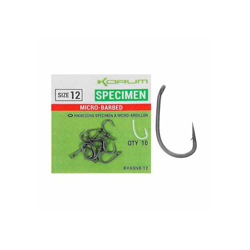 Korum Xpert Specimen Micro Barbed Hook feeder horog