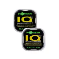 Korda IQ2 Xtra Soft fluorocarbon előkezsinór 20m 20lb