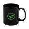 Korda Mug Glasses Logo porcelán bögre Black