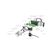   Led Lenser MH7 Outdoor tölthető fekete-narancs Led fejlámpa 600lm