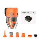 Flextail MAX Pump 3 hordozható elektromos pumpa Led lámpával narancs