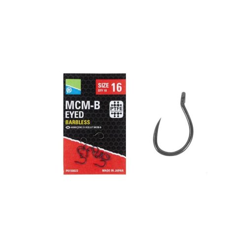 Preston MCM-B Hook szakáll nélküli horog