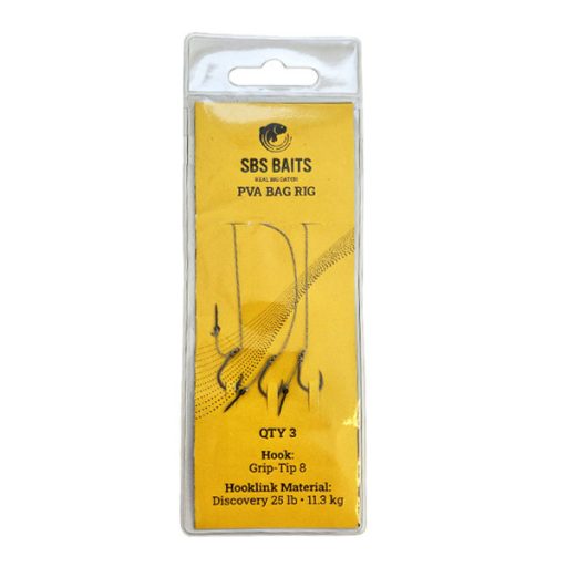 SBS PVA Bag Rig csalitüskés előke süllyedő vagy balanszírozott horogcsalihoz 3db 6-os méret
