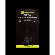   RidgeMonkey RM-Tec Mini Hook Ring Swivel mikró karikás forgó