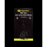   RidgeMonkey RM-Tec Mini Hook Ring Swivel mikró karikás forgó