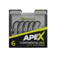 RidgeMonkey Ape-X Continental 2XX pontyozó horog 6.