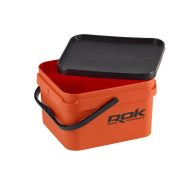 Rok Square Bait Bucket szögletes csalis vödör fedéllel 10 liter