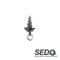   Sedo Invisible Baits Screw with Swivel átlátszó csalicsavar forgóval