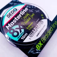   Sedo Masterline 8X Special Braid Line Black Edition fonott előkezsinór 0,10mm 10m
