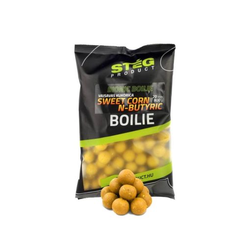Stég Product Bionic Boilies Corn & N-butyric kukorica vajsav oldódó bojli