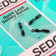 Sedo Quick Lock Safety Swivel Long Barrel gyorskapocs