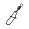 Madcat Stainless Crane Swivels with Snap kapcsos forgó 2/75kg