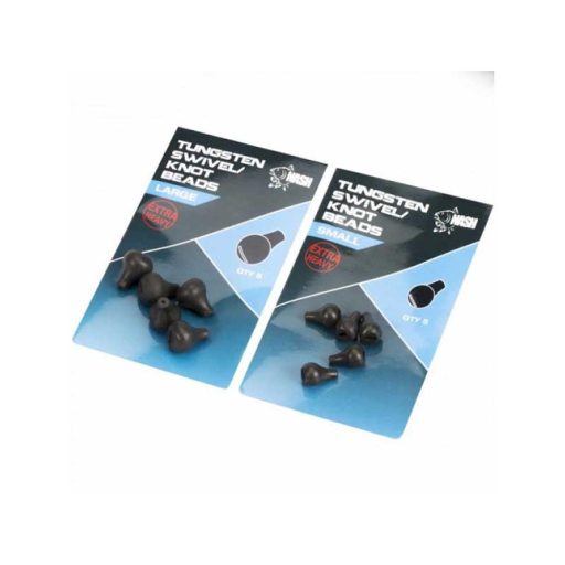 Nash Tungsten Swivel Knot Beads lebegő csalinehezék Small