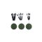 Gardner Target Line Stops csali stopper Medium