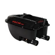   Boatman Vulcan Mini PRO etetőhajó - Fekete (GPS + Radar felszereltség)