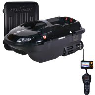   Boatman Vulcan Pro etetőhajó GPS-szel és halradarral - Fekete 